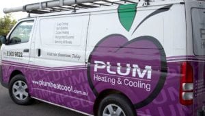 Plum Heating And Cooling Van