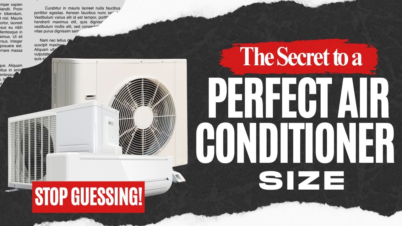 Stop Guessing! The Secret to a Perfect Air Conditioner Size (And Why It Saves You Money!)